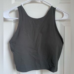 Athleta conscious crop bra/tank, grey